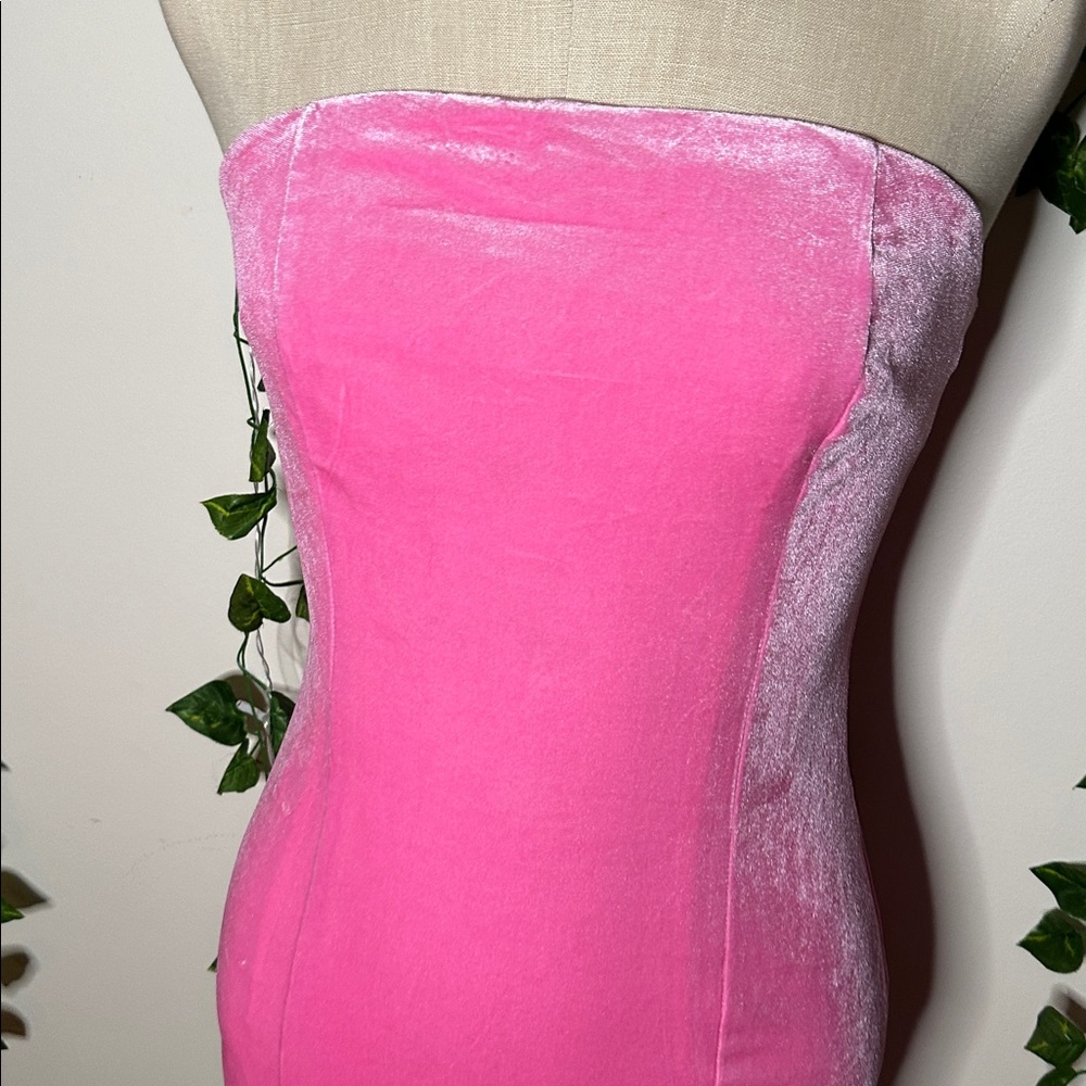 Fashion Nova Tall Playing Games Mini Velvet Mini Dress NWT - Picture 5 of 9